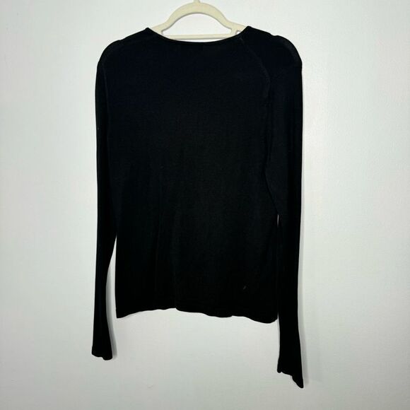 White Warren silk blend cardigan size medium - Picture 5 of 5